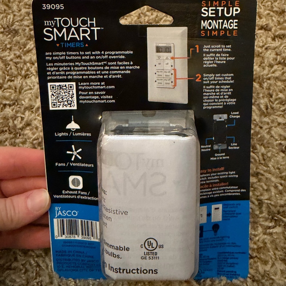 *lot of 2* myTouchSmart In-Wall Digital Timer - Picture 2 of 4